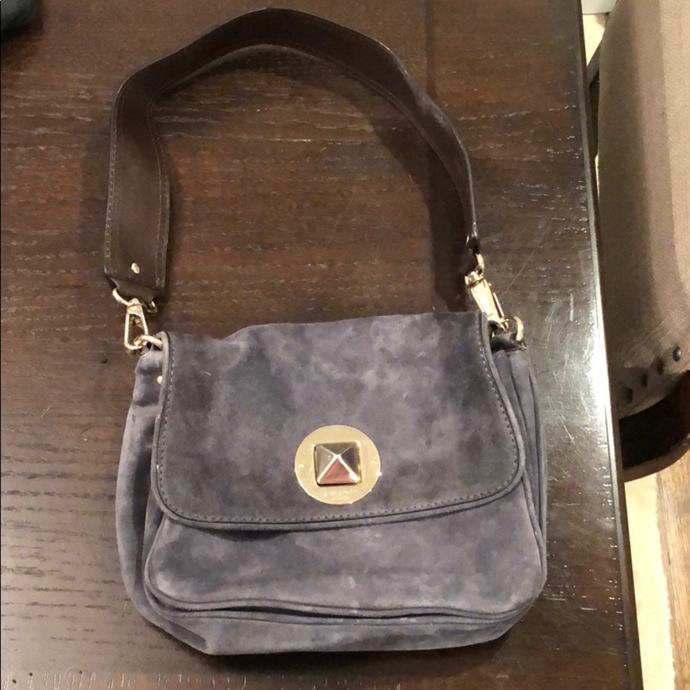 Gray and brown Kate Spade Suede